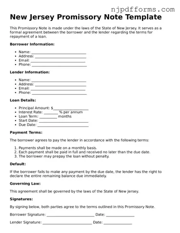 Attorney-Verified New Jersey Promissory Note Document